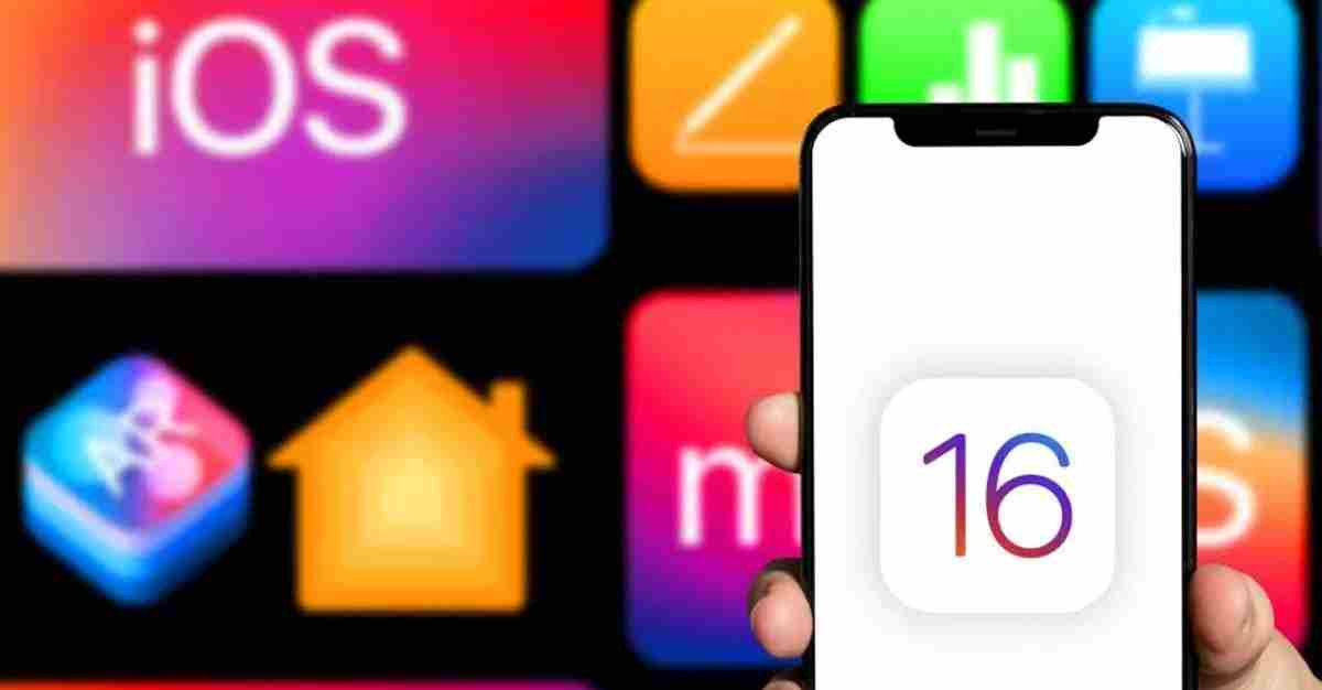 iOS 16 güncellemesi