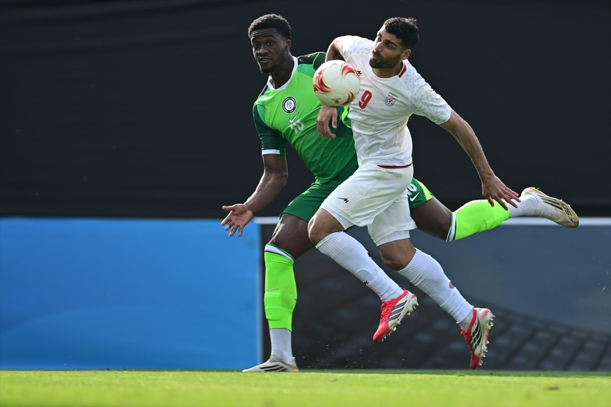 İran ile Nijerya A Milli Futbol takımları, Antalya'da Titanic Mardan Palace Spor Kompleksi...