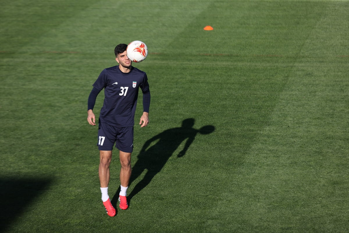 İran Milli Futbol Takımı, Antalya'da kamp yapıyor. Serik ilçesi Belek Turizm Merkezi'ndeki kampa...