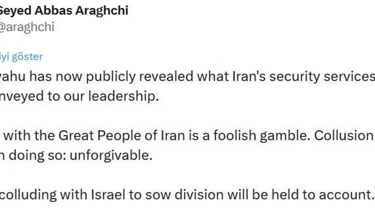İran'dan Netanyahu'nun BAE Ziyaretine Sert Tepki