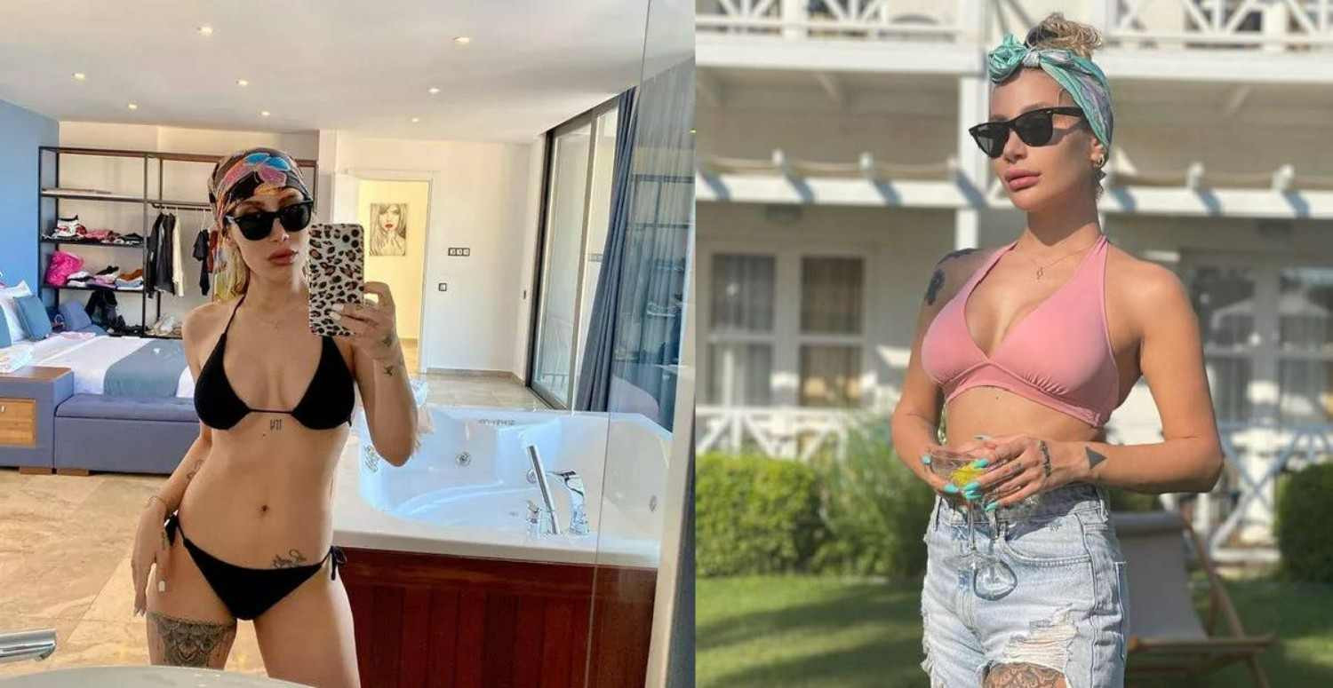 İrem Derici Tatil Pozu