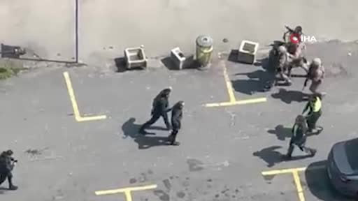 İsrail Konsolosluğu yakınındaki çatışma: Ekipler olay yerine böyle hareket etti