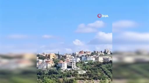 İsrail’in Lübnan'ın güneyinde bulunan Saksakiyeh kasabasındaki bir ticaret merkezine yönelik hava...