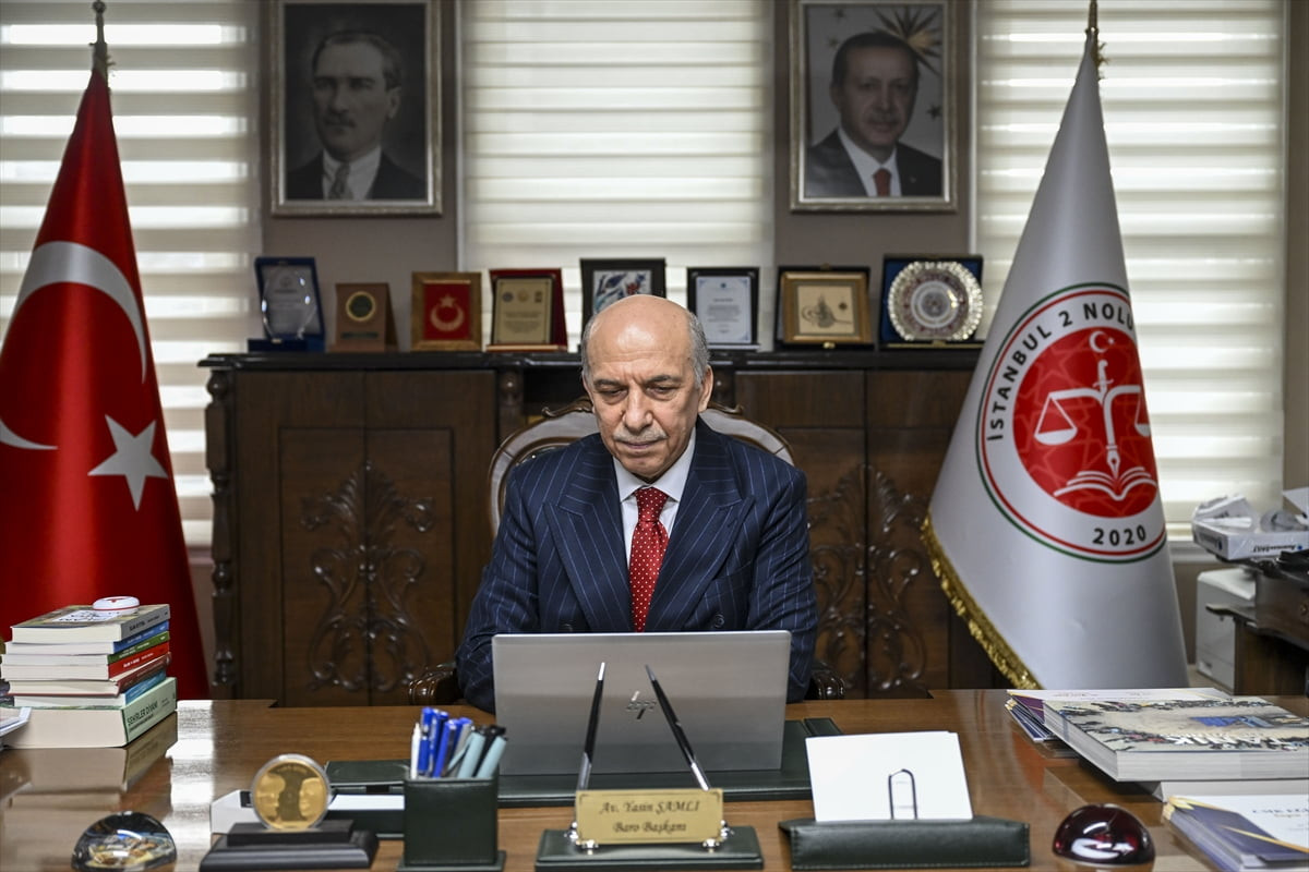 İstanbul 2 Nolu Barosu Başkanı Avukat Yasin Şamlı, Anadolu Ajansının (AA) gözünden 2025'e damga...
