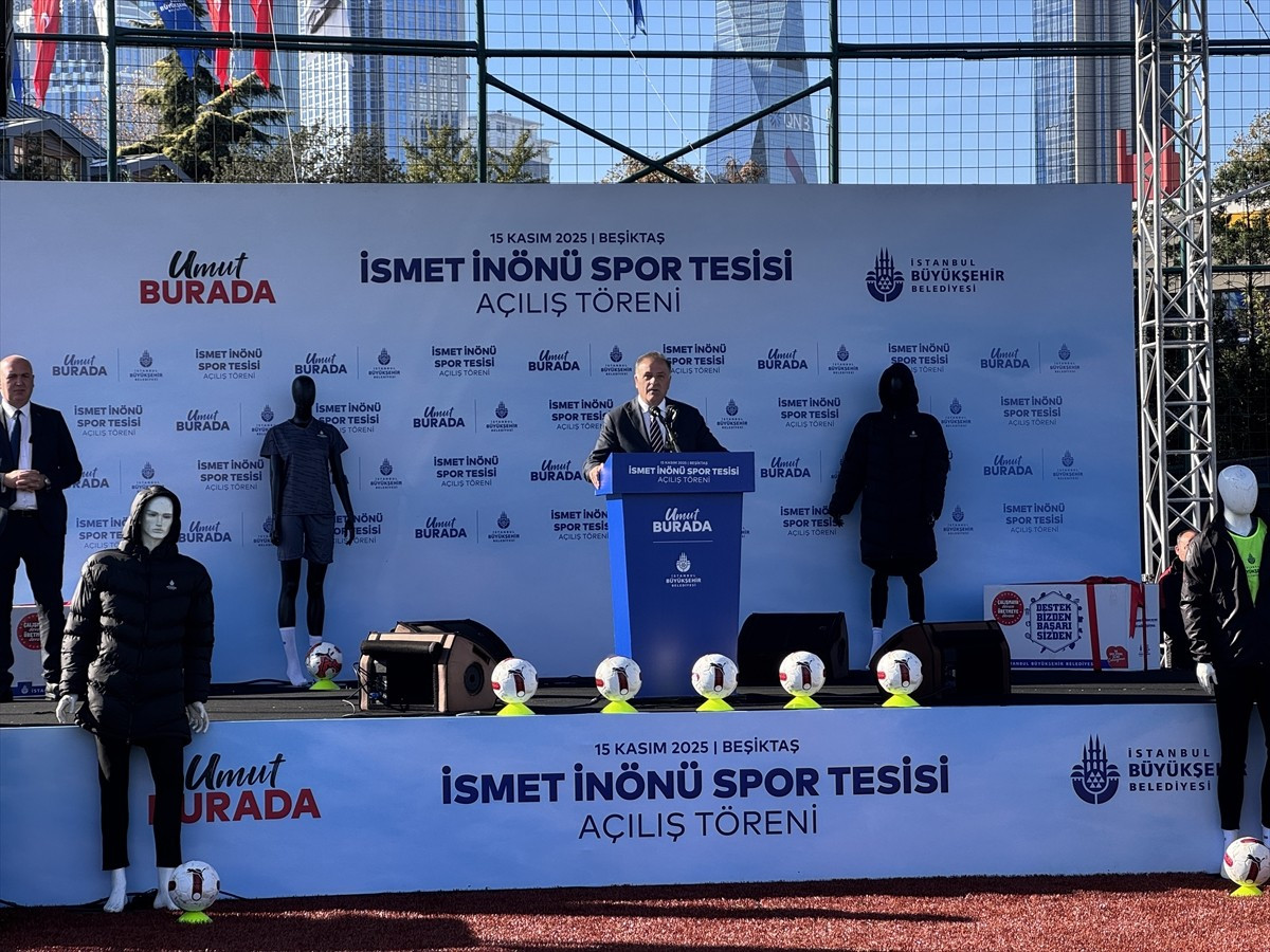 İstanbul Büyükşehir Belediyesince (İBB) yenilenen Beşiktaş İsmet İnönü Spor Tesisi için açılış...