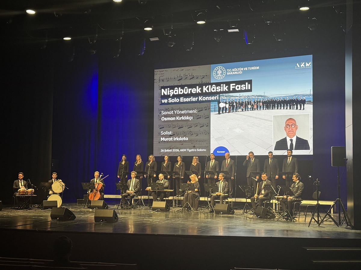 İstanbul Devlet Türk Müziği Araştırma ve Uygulama Topluluğu tarafından düzenlenen "Nişaburek...