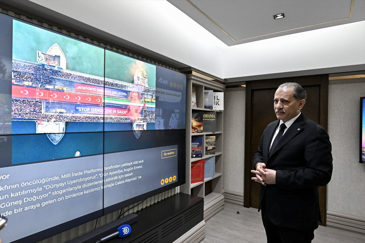 İstanbul Emniyet Müdürü Selami Yıldız, Anadolu Ajansının (AA) gözünden 2025'e damga vuran olaylara...