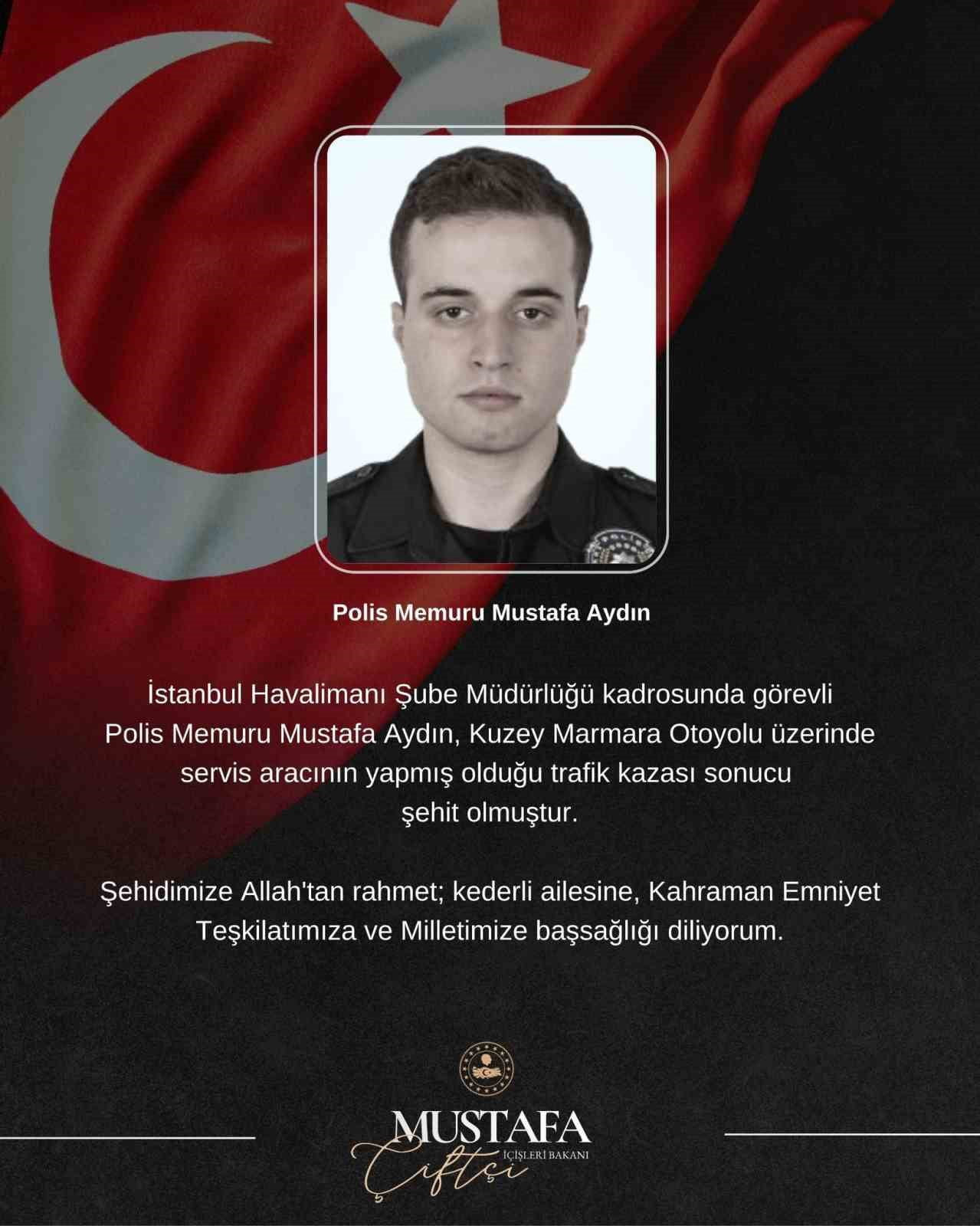 İSTANBUL VALİLİĞİ, KUZEY MARMARA OTOYOLU BAŞAKŞEHİR-HABİPLER BAĞLANTI YOLUNDA YAŞANAN KAZADA...