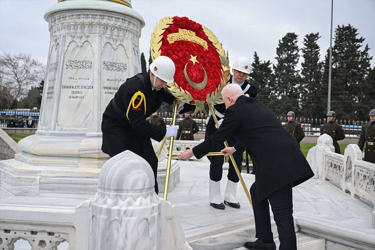 İstanbul'da 18 Mart Şehitleri Anma Günü ve Çanakkale Deniz Zaferi'nin 111. yıl dönümü dolayısıyla...