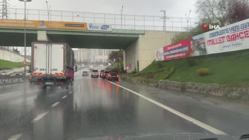 İstanbul'da Nisan ayında dolu sürprizi