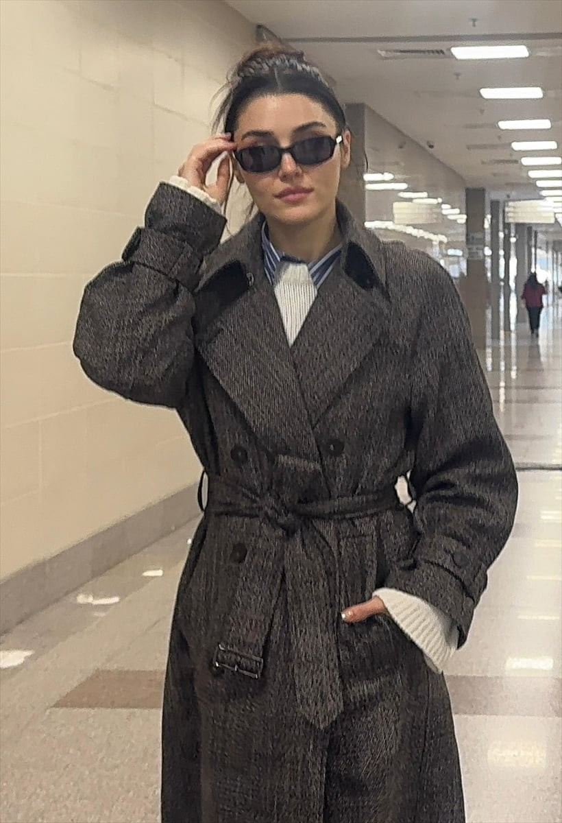 İstanbul'da, uyuşturucu soruşturması kapsamında hakkında yakalama kararı bulunan Hande Erçel...