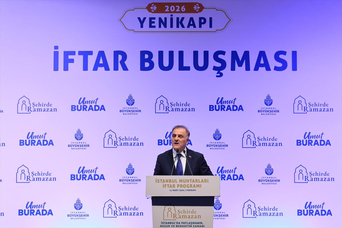 İstanbul'daki muhtarlar, İstanbul Büyükşehir Belediyesi (İBB) tarafından Yenikapı'daki Dr. Mimar...