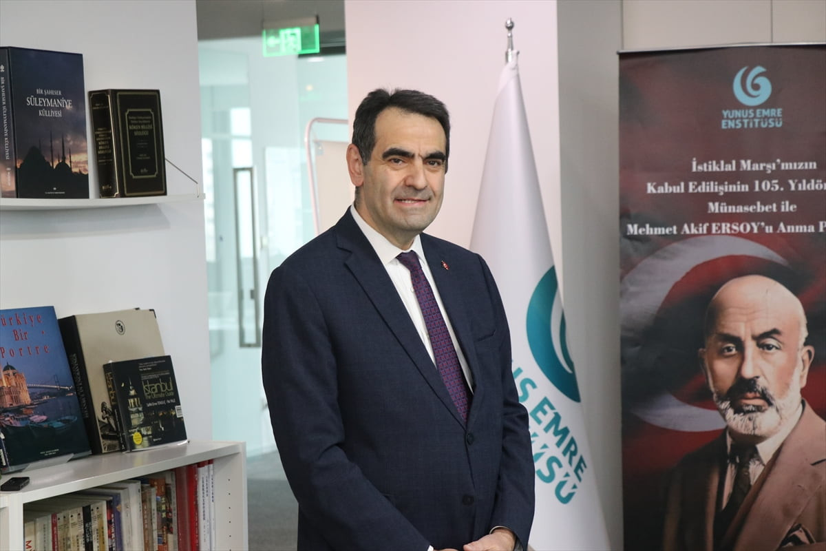 İstiklal Marşı'nın kabulünün 105. yıl dönümü ve Mehmet Akif Ersoy'u Anma Günü dolayısıyla Çin'in...