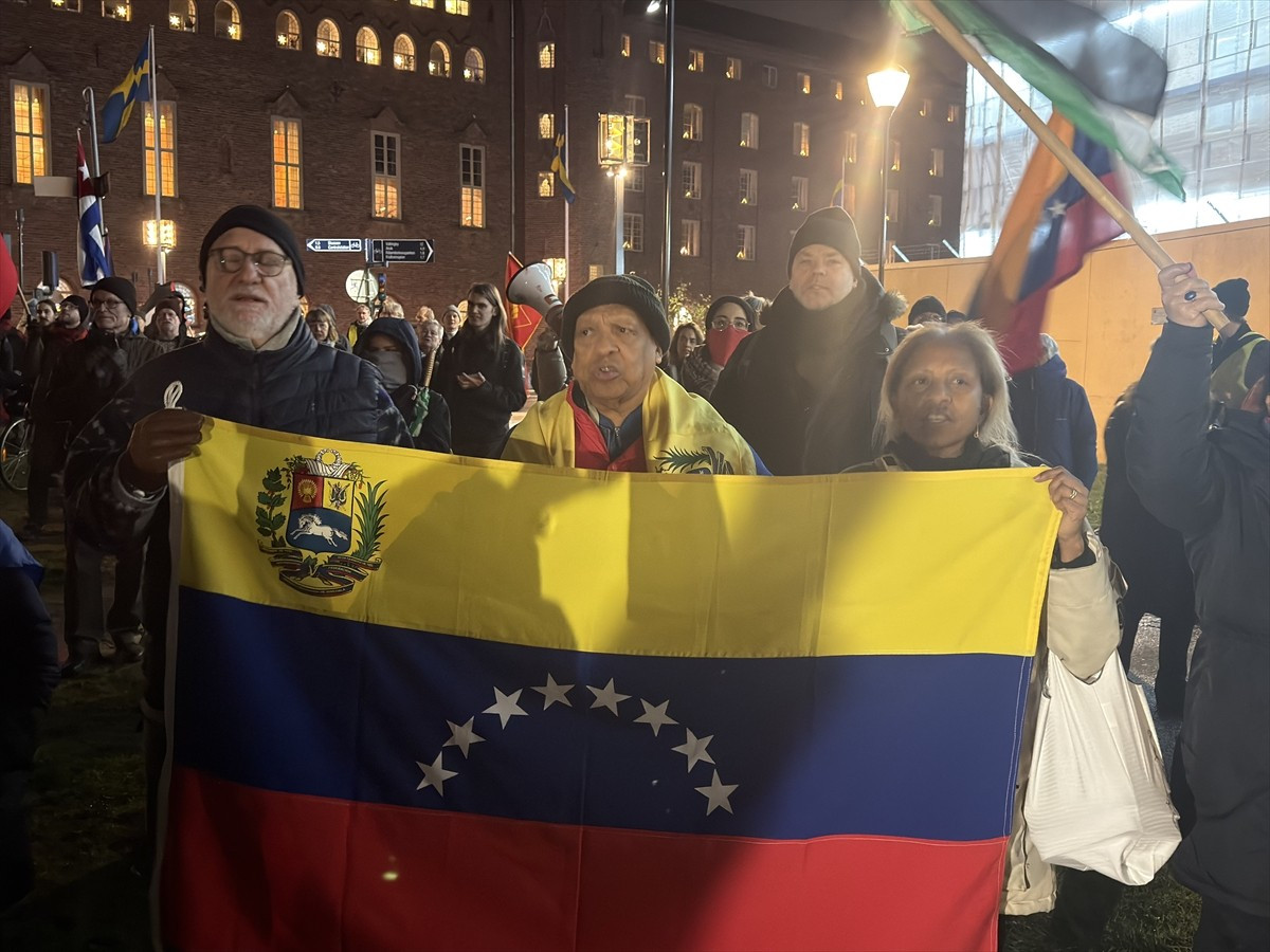 İsveç'in başkenti Stockholm'de düzenlenen Nobel yemeği sırasında, İsrail'in Gazze Şeridi'ne 2...