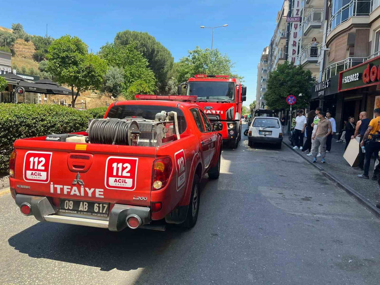 İTFAİYEDEN HIZLI MÜDAHALE