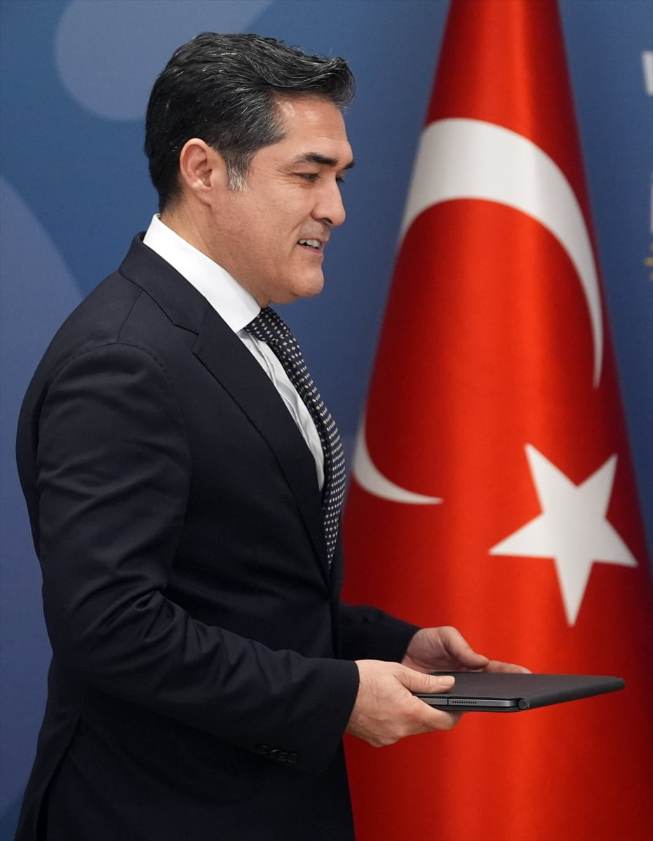 İYİ Parti Sözcüsü ve İstanbul Milletvekili Buğra Kavuncu, partisinin başkanlık divanı toplantısı...