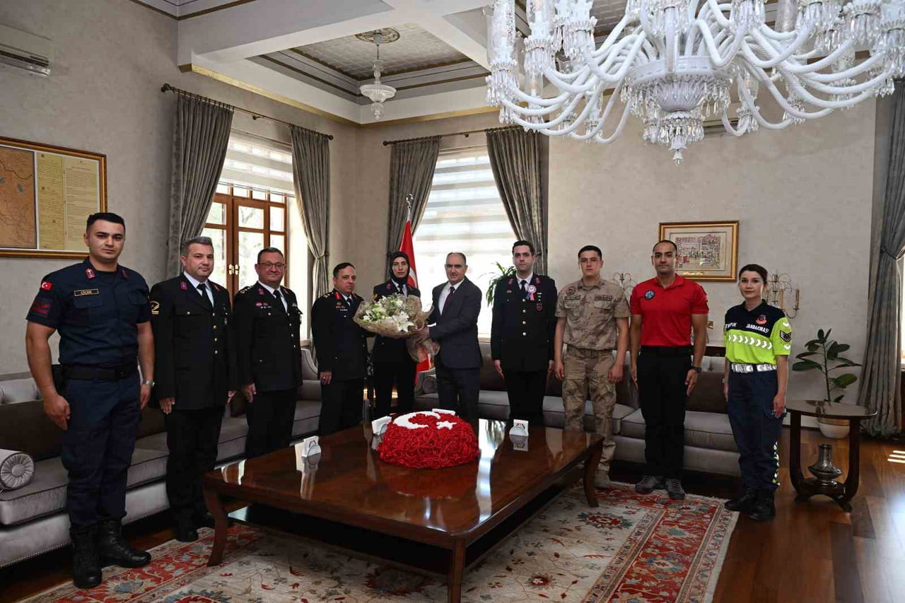 JANDARMA TEŞKİLATININ 187. KURULUŞ YIL DÖNÜMÜ DOLAYISIYLA İL JANDARMA KOMUTANI TUĞGENERAL İLHAN...