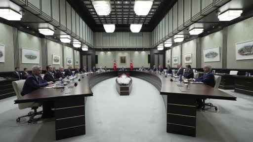 Kabine Toplantısı Cumhurbaşkanı Erdoğan başkanlığında başladı