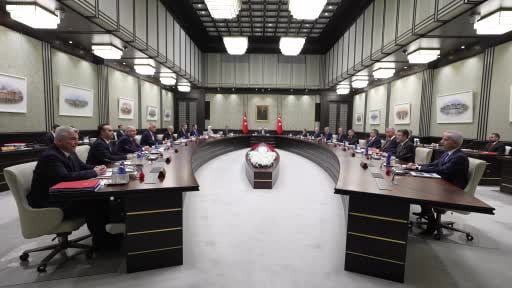 Kabine Toplantısı, Cumhurbaşkanı Erdoğan başkanlığında başladı