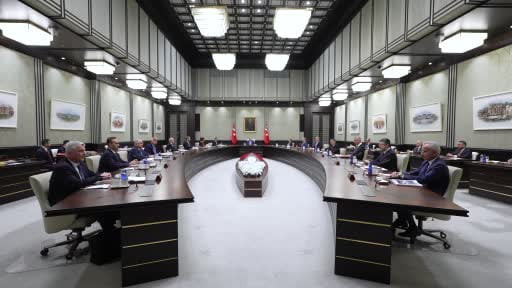 Kabine Toplantısı, Cumhurbaşkanı Recep Tayyip Erdoğan başkanlığında başladı