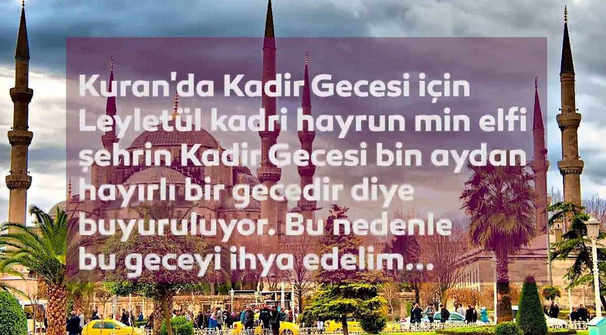 Kadir gecesi için mesajlar