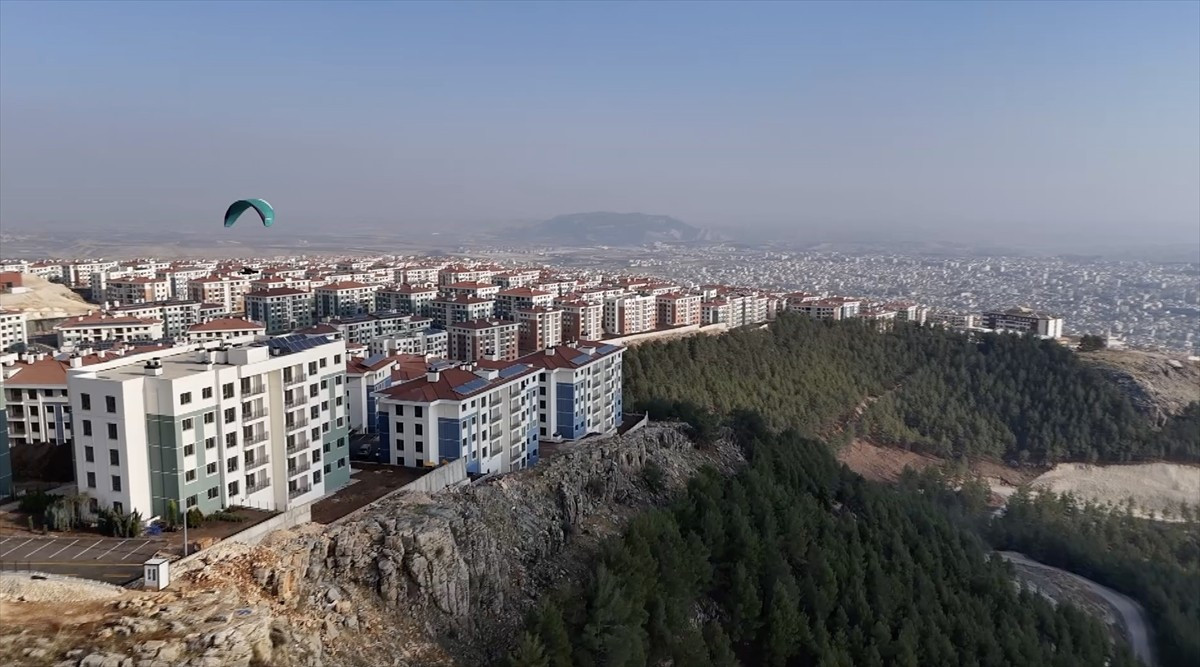 Kahramanmaraş merkezli 6 Şubat 2023 depremlerinin ardından kalıcı konutların hızla yükseldiği...