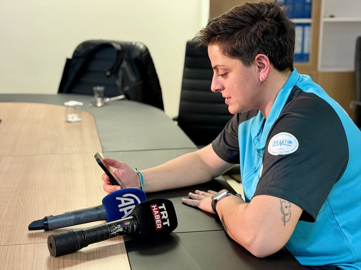 Kahramanmaraş merkezli 6 Şubat 2023'teki depremlerde Adıyaman'da enkaz altında kalan Gülsüm...