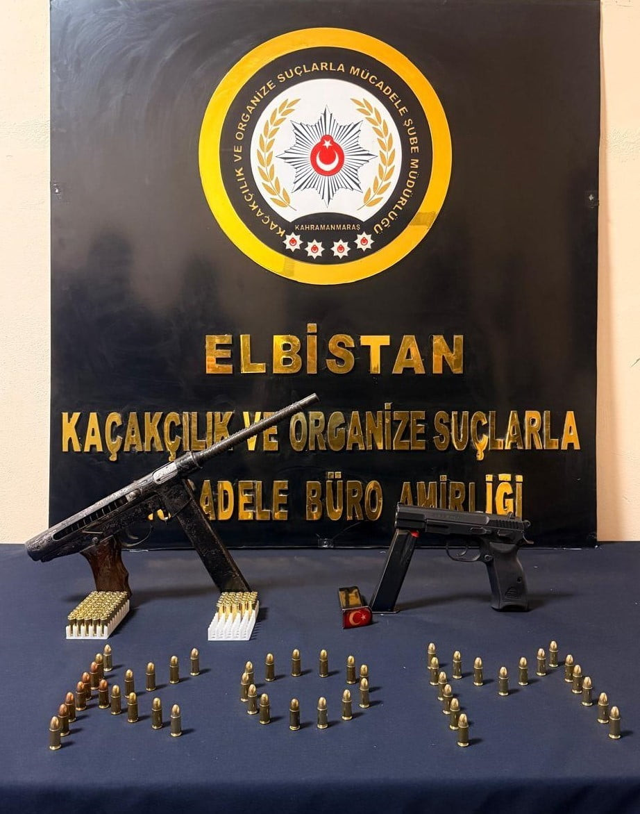 KAHRAMANMARAŞ'IN ELBİSTAN VE AFŞİN İLÇELERİNDE DÜZENLENEN OPERASYONLARDA ÇOK SAYIDA SİLAH...