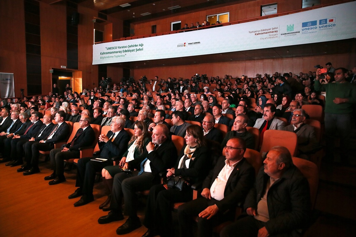 Kahramanmaraş'ta, Mevlana İdris Kültür Sanat Sezonu kapsamında "UNESCO Yaratıcı Şehirler Ağı...