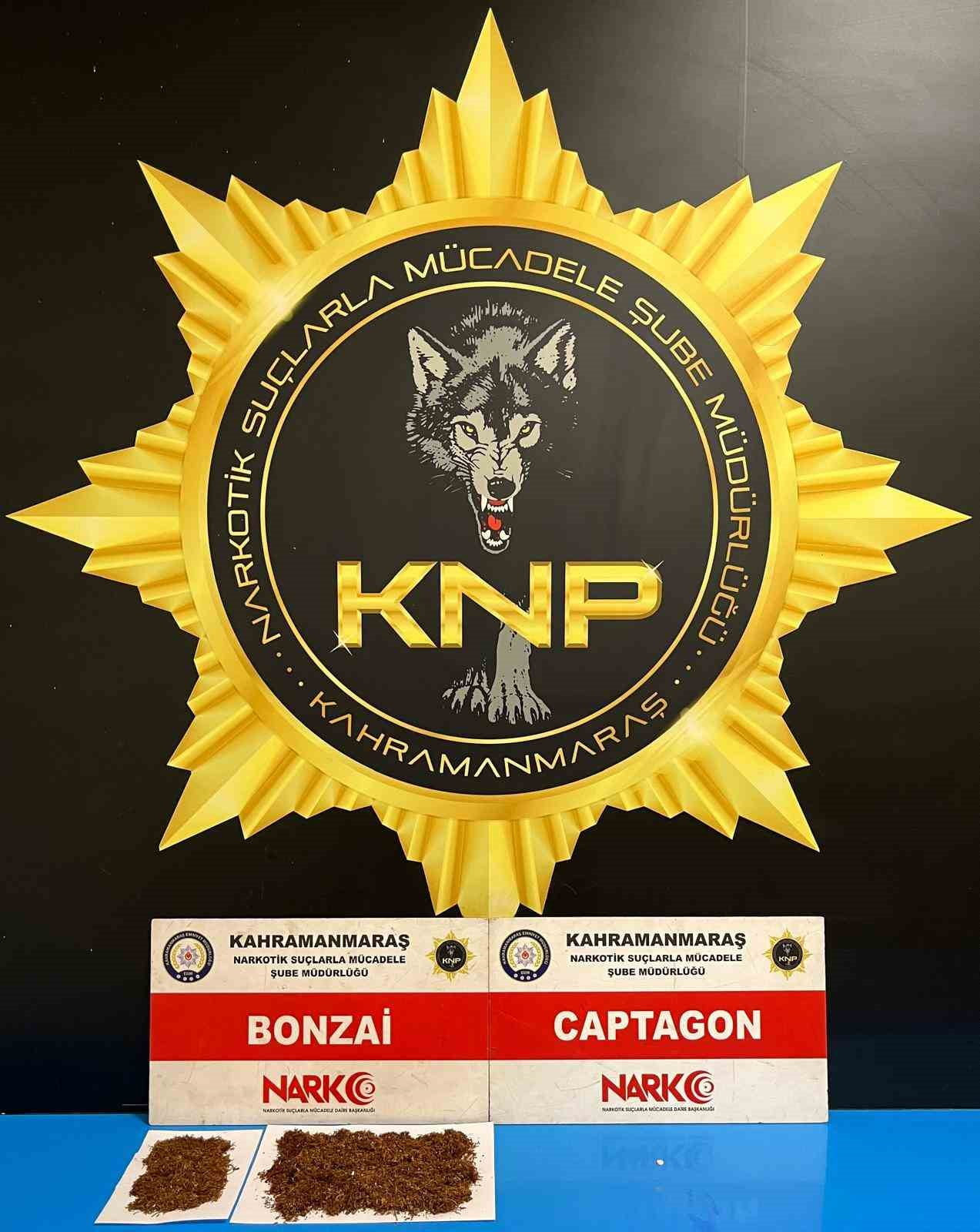 KAHRAMANMARAŞ’TA DÜZENLENEN UYUŞTURUCU OPERASYONUNDA ÇEŞİTLİ UYUŞTURUCU MADDELER ELE GEÇİRİLİRKEN...