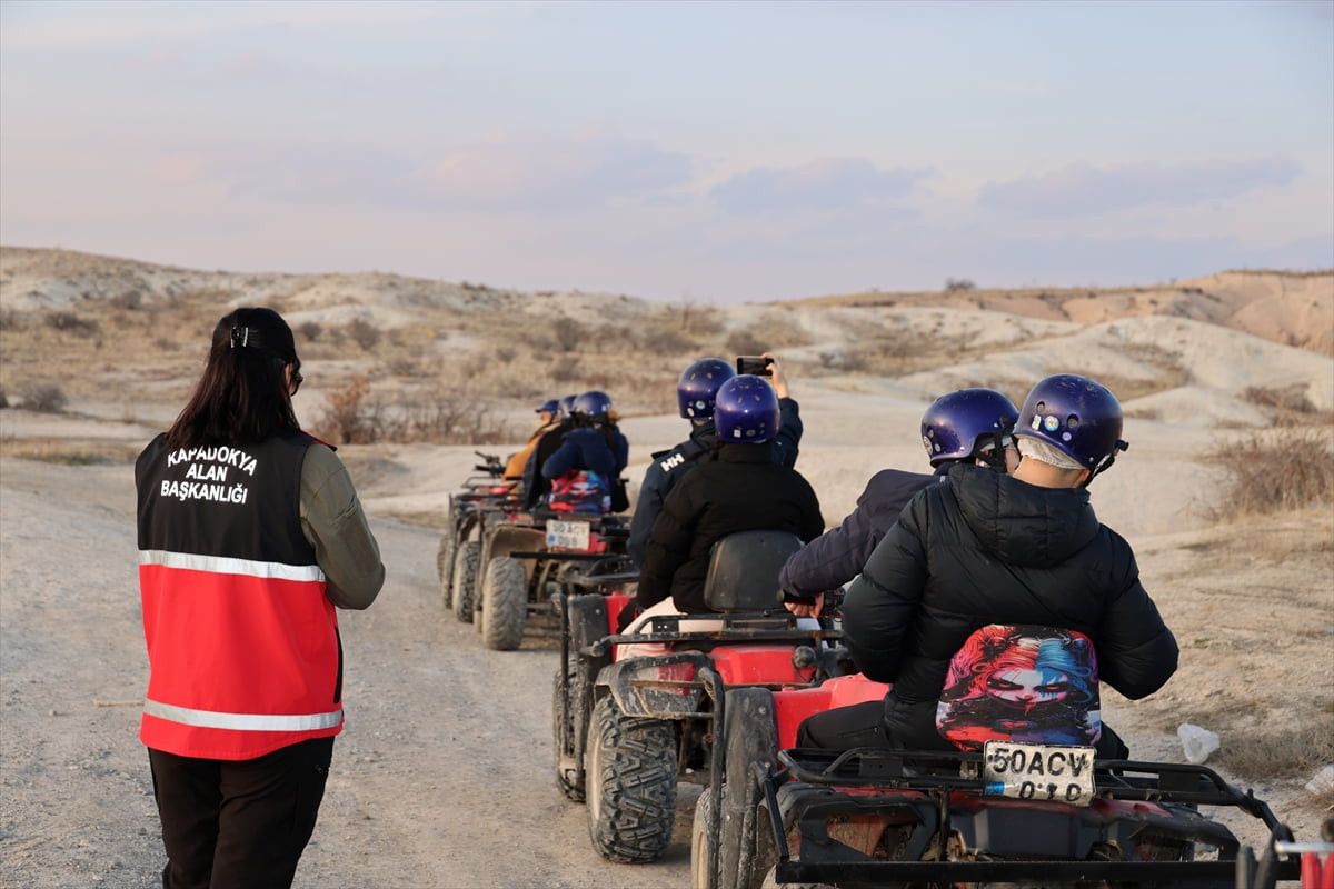 Kapadokya Alan Başkanlığı, yeni yıl öncesi bölgede ATV ve cip safari turizm faaliyetlerini...