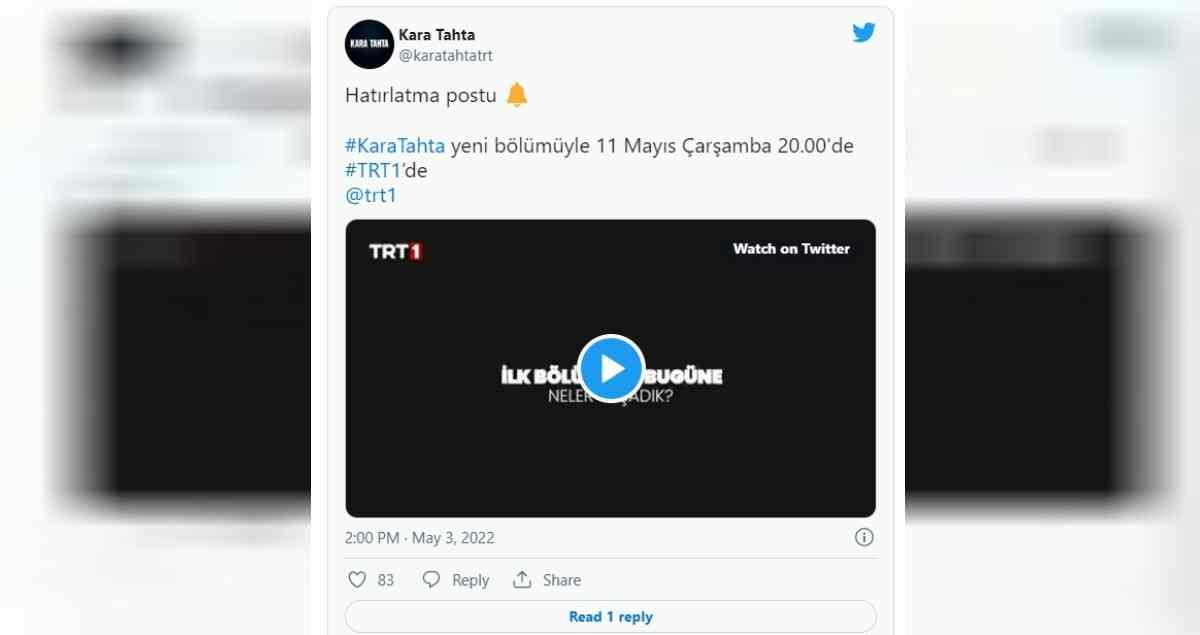 Kara Tahta hatırlatma