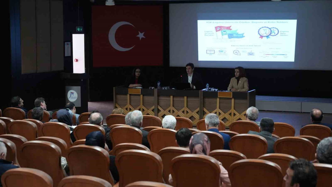 KARABÜK ÜNİVERSİTESİ'NDE (KBÜ) DÜZENLENEN TOPLANTIDA, YÜKSEKÖĞRETİM KURULU (YÖK) ENGELSİZ...
