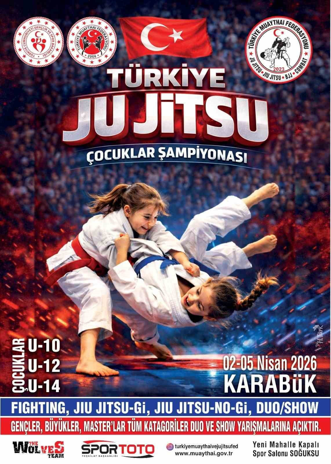 KARABÜK'TE TÜRKİYE MUAYTHAİ FEDERASYONU BÜNYESİNDE JU JİTSU ÇOCUKLAR ŞAMPİYONASI...
