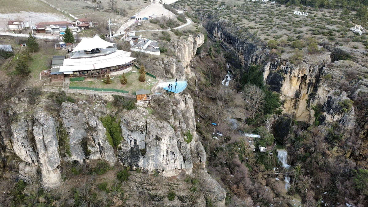 Karabük'ün UNESCO Dünya Kültür Mirası Listesi'nde bulunan Safranbolu ilçesinde İncekaya Kanyonu...