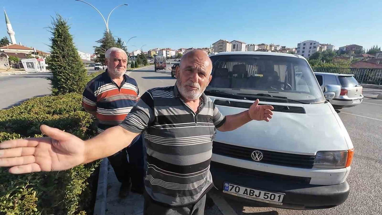 KARAMAN’DA KONTROLDEN ÇIKARAK YAN YATAN MİNİBÜSÜN 81 YAŞINDAKİ SÜRÜCÜSÜ NİHAT UÇKUN'UN POLİS VE...