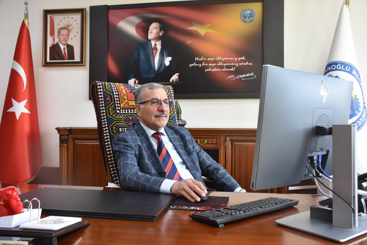 Karamanoğlu Mehmetbey Üniversitesi Rektörü Prof. Dr. Mehmet Gavgalı, Anadolu Ajansının (AA)...