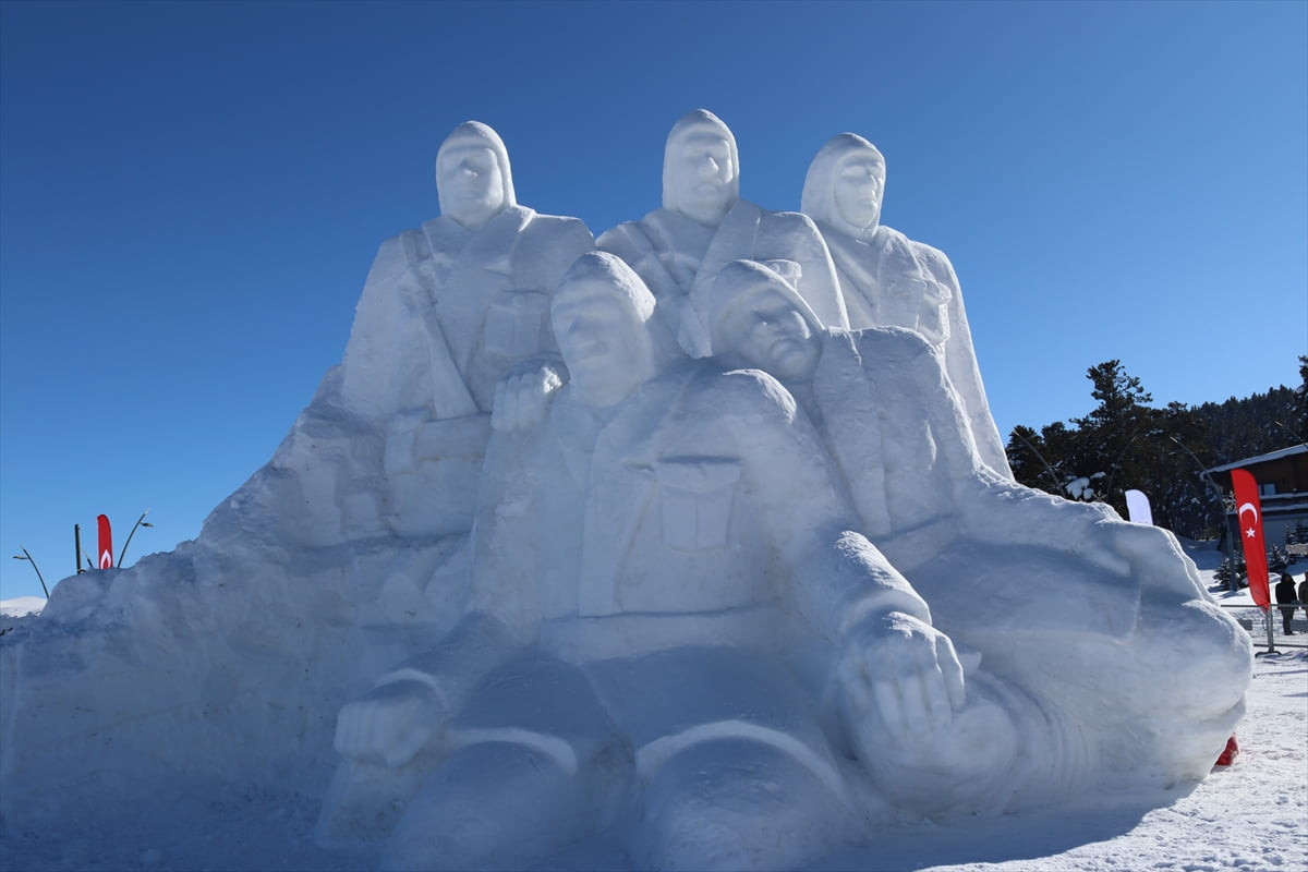 Kars’ta, Sarıkamış Harekatı’nın 111. yılı anma etkinliklerinde sergilenmek üzere Sarıkamış...