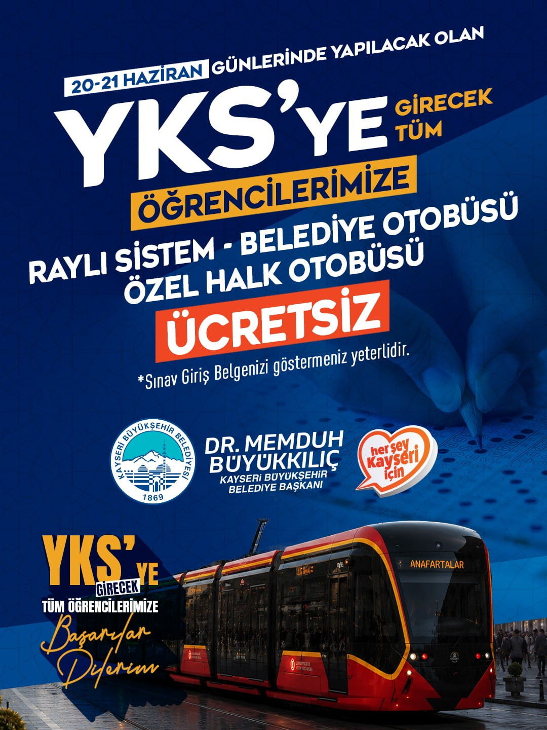 KAYSERİ BÜYÜKŞEHİR BELEDİYE BAŞKANI DR. MEMDUH BÜYÜKKILIÇ; HAFTA SONU GERÇEKLEŞTİRİLECEK...