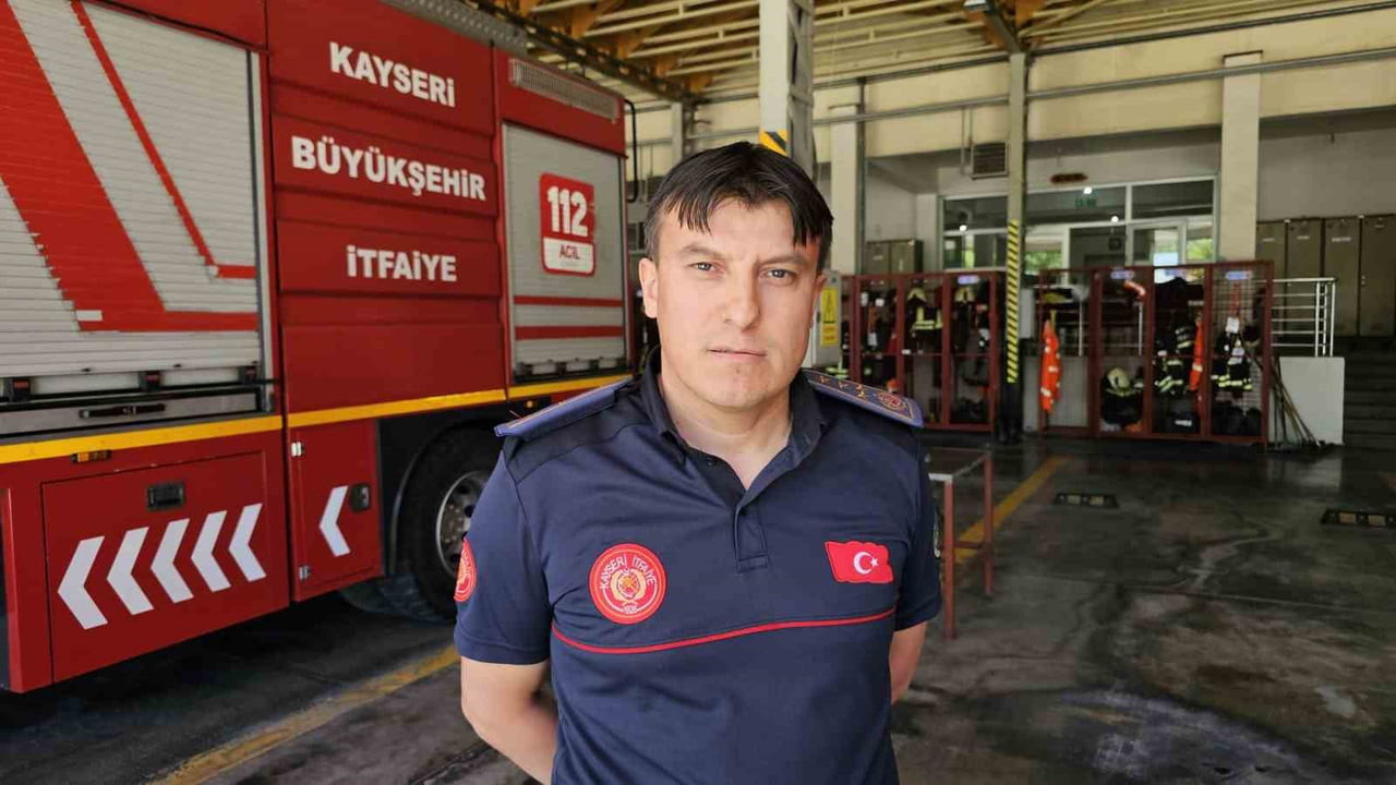 KAYSERİ BÜYÜKŞEHİR BELEDİYESİ İTFAİYE DAİRE BAŞKANI MUHAMMET ZEYNUDDİN BAĞDAT