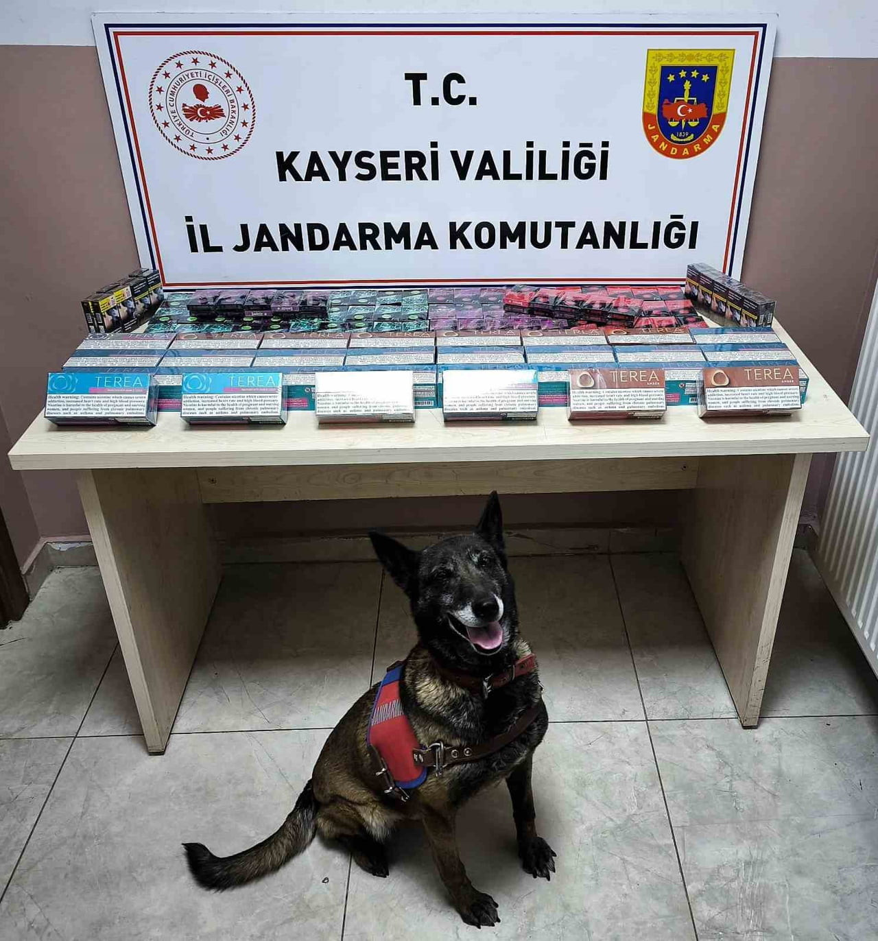 KAYSERİ İL JANDARMA KOMUTANLIĞI EKİPLERİNCE YAPILAN ÇALIŞMALARDA 158 PAKET BANDROLSÜZ SİGARA İLE...
