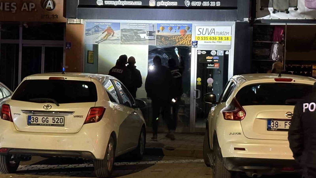 Kayseri'de Turizm Acentesine Silahlı Saldırı Gerçekleşti