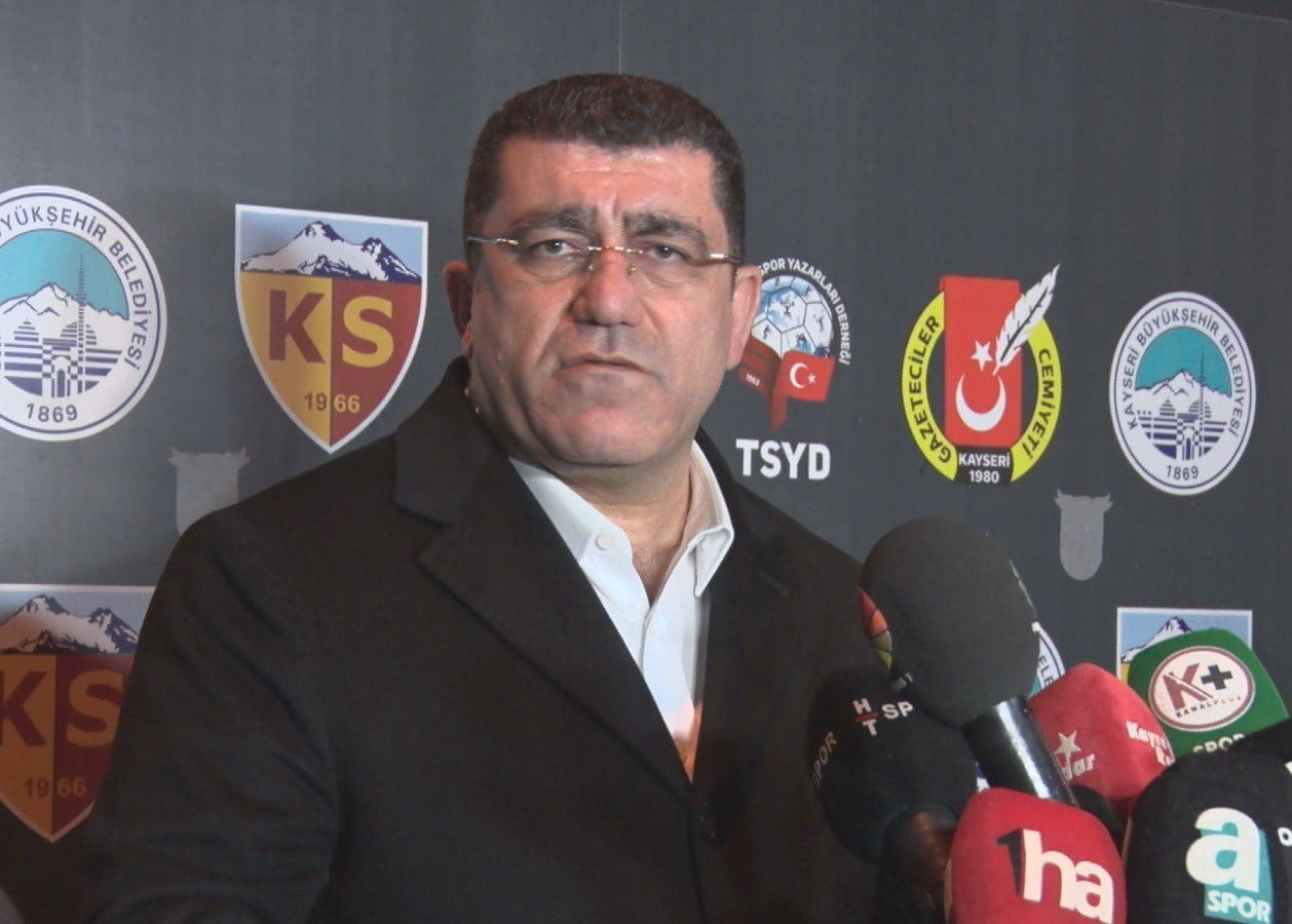 KAYSERİSPOR KULÜP BAŞKANI NURETTİN AÇIKALIN, FENERBAHÇE’YE MAĞLUP OLDUKLARI MAÇIN ARDINDAN YAPTIĞI...