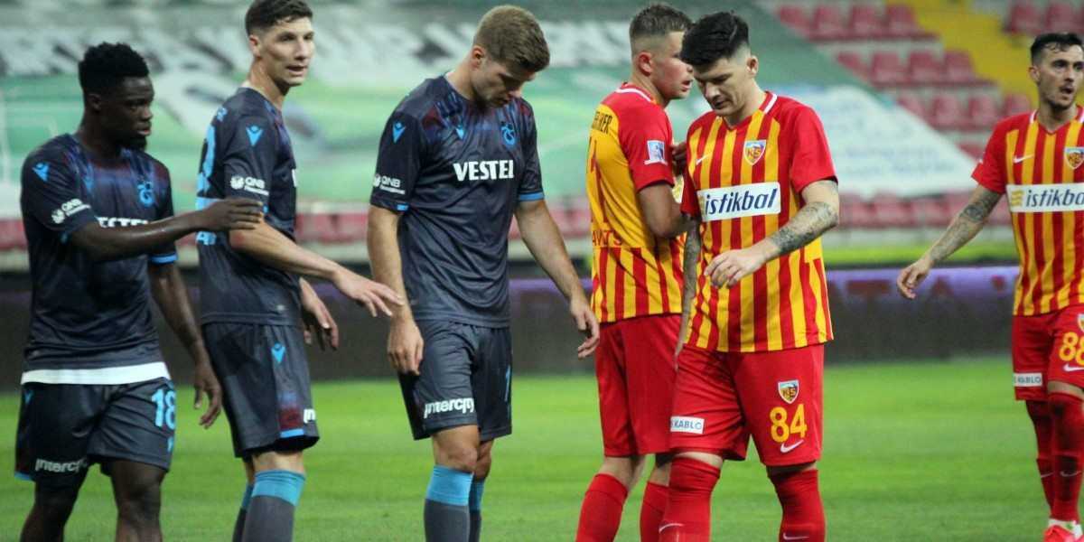 Kayserispor-Trabzonspor Karşılaşması