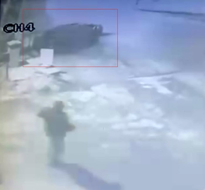 KAZA ANINA AİT GÜVENLİK KAMERASI GÖRÜNTÜLERİ ORTAYA ÇIKTI.