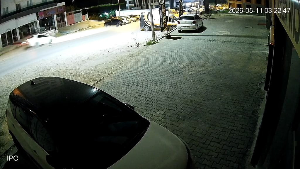 KAZA GÜVENLİK KAMERASINA YANSIDI.
