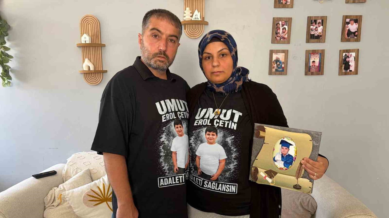 KAZADA HAYATINI KAYBEDEN 10 YAŞINDAKİ İLKOKUL ÖĞRENCİSİ UMUT EROL ÇETİN'İN BABASI EREN ÇETİN VE...