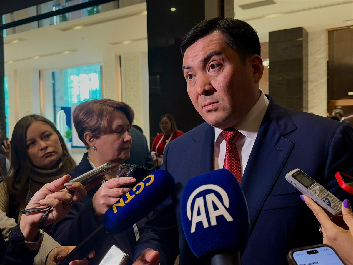 Kazakistan Enerji Bakanı Yerlan Akkencenov, Kazakistan’ın başkenti Astana’da düzenlenen 16....