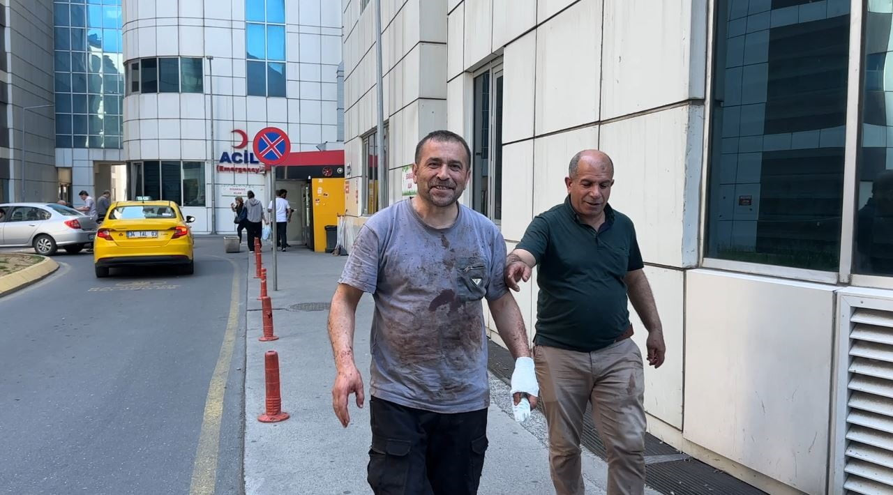 KAZAYA RAĞMEN SAKİNLİĞİNİ KORUYAN VATANDAŞ, "KENDİ HAYVANIMIZI KESİYORDUK. SADECE BIÇAK KAYDI...