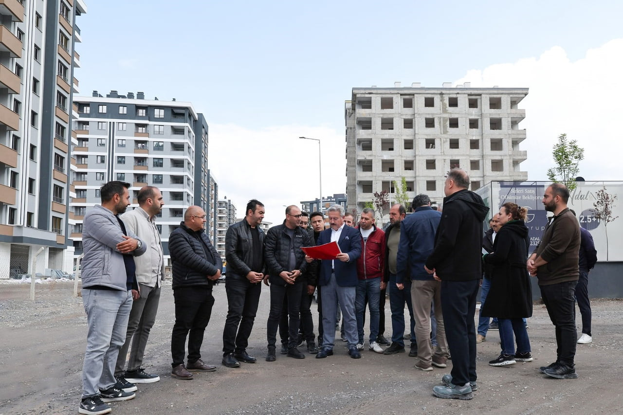 KAZIM KARABEKİR MAHALLESİ 2. ETAP KENTSEL DÖNÜŞÜM ÇALIŞMALARINDA SON AŞAMAYA GELEN MELİKGAZİ...
